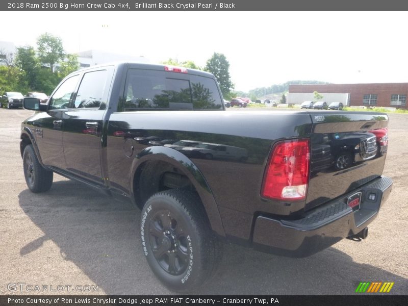 Brilliant Black Crystal Pearl / Black 2018 Ram 2500 Big Horn Crew Cab 4x4