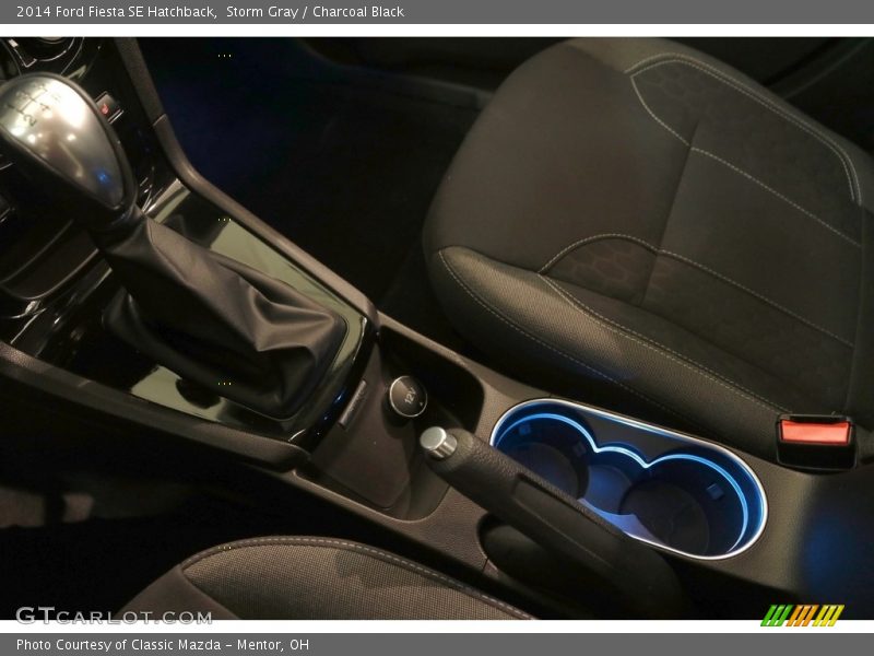 Storm Gray / Charcoal Black 2014 Ford Fiesta SE Hatchback