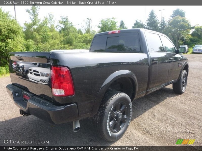 Brilliant Black Crystal Pearl / Black 2018 Ram 2500 Big Horn Crew Cab 4x4