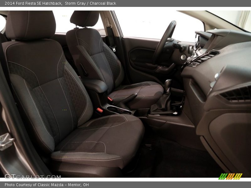 Storm Gray / Charcoal Black 2014 Ford Fiesta SE Hatchback
