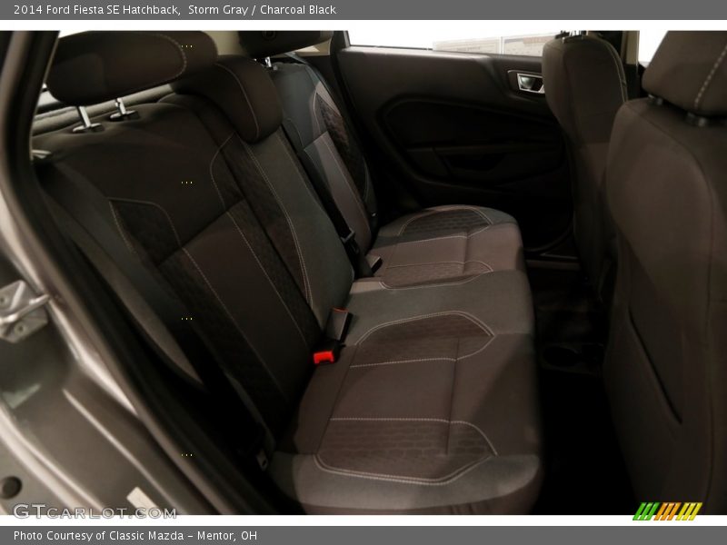 Storm Gray / Charcoal Black 2014 Ford Fiesta SE Hatchback
