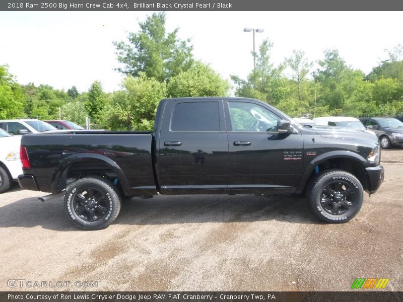 Brilliant Black Crystal Pearl / Black 2018 Ram 2500 Big Horn Crew Cab 4x4