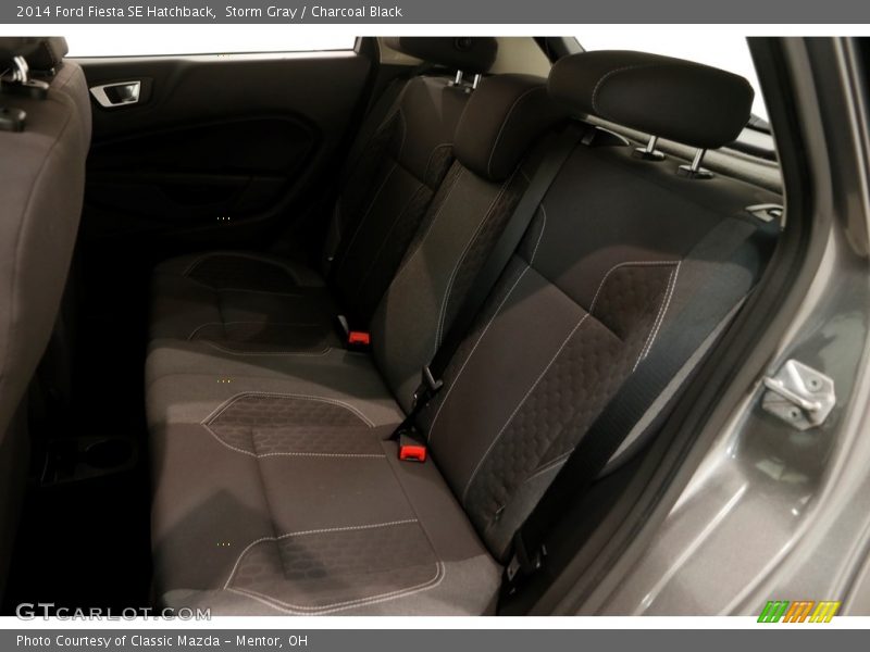 Storm Gray / Charcoal Black 2014 Ford Fiesta SE Hatchback