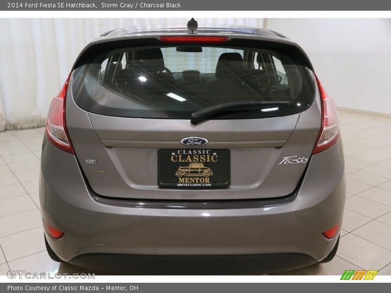 Storm Gray / Charcoal Black 2014 Ford Fiesta SE Hatchback