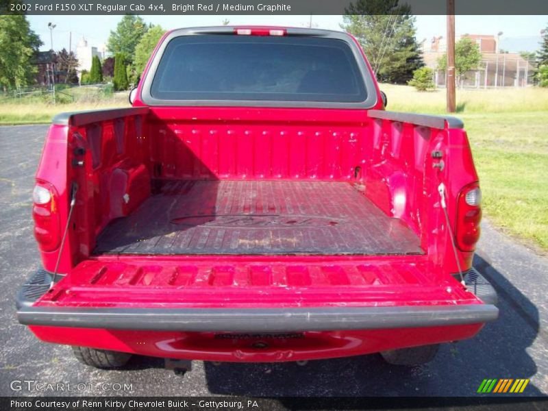 Bright Red / Medium Graphite 2002 Ford F150 XLT Regular Cab 4x4