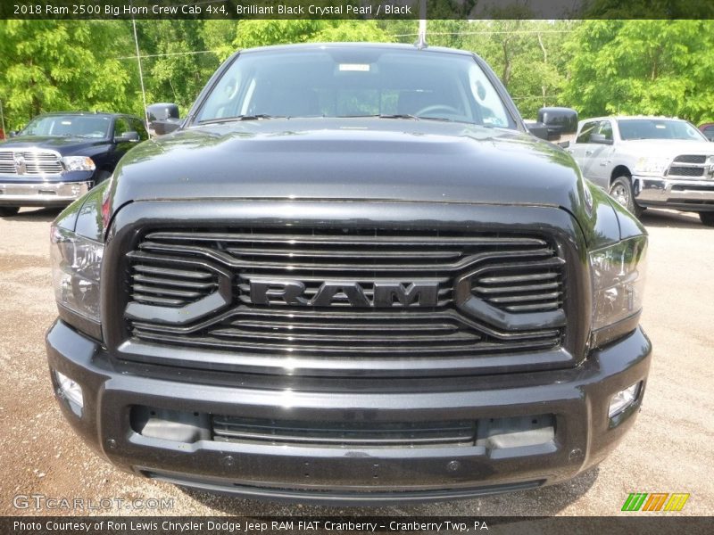 Brilliant Black Crystal Pearl / Black 2018 Ram 2500 Big Horn Crew Cab 4x4