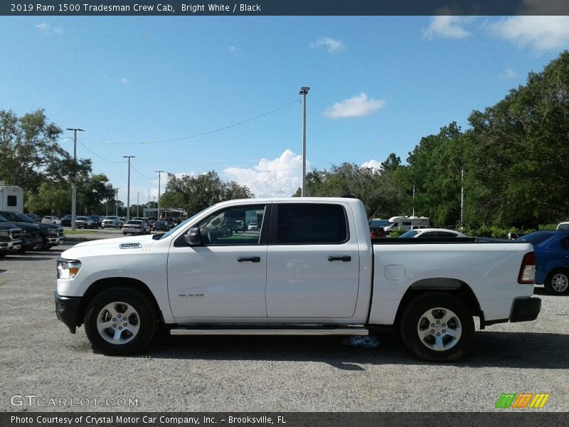 Bright White / Black 2019 Ram 1500 Tradesman Crew Cab