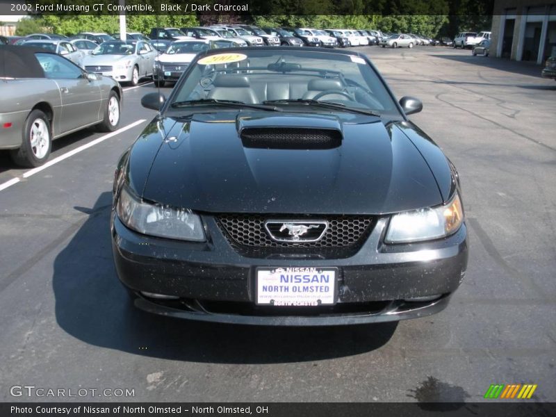 Black / Dark Charcoal 2002 Ford Mustang GT Convertible