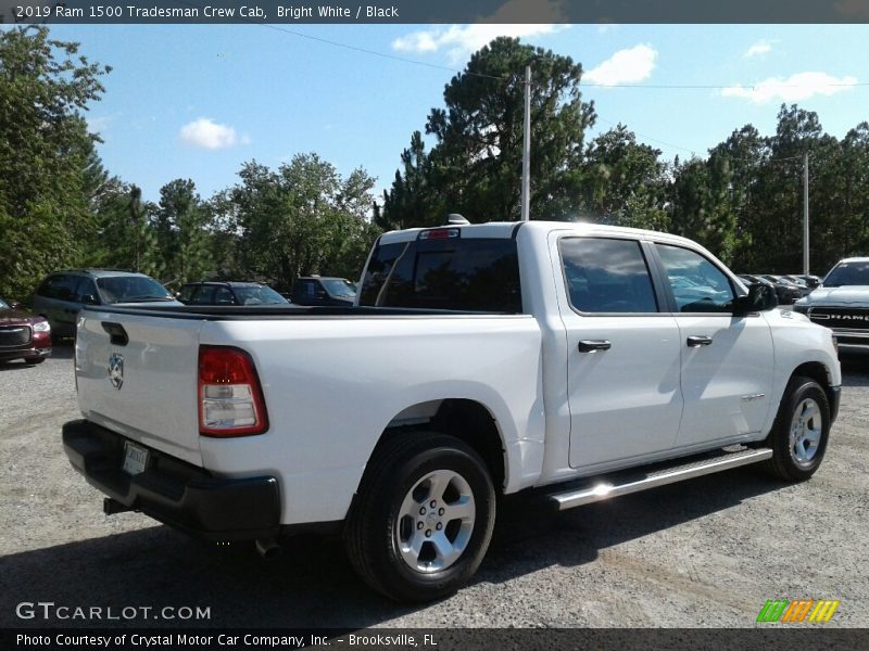 Bright White / Black 2019 Ram 1500 Tradesman Crew Cab