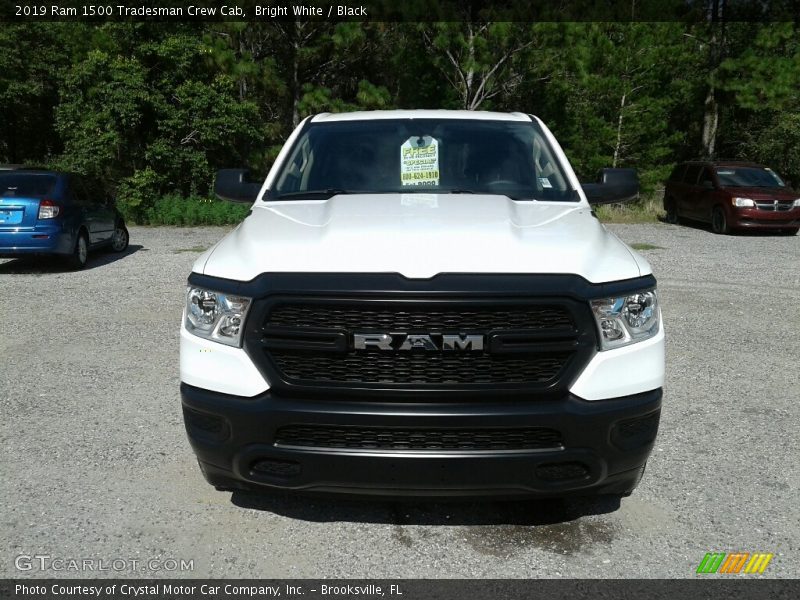 Bright White / Black 2019 Ram 1500 Tradesman Crew Cab