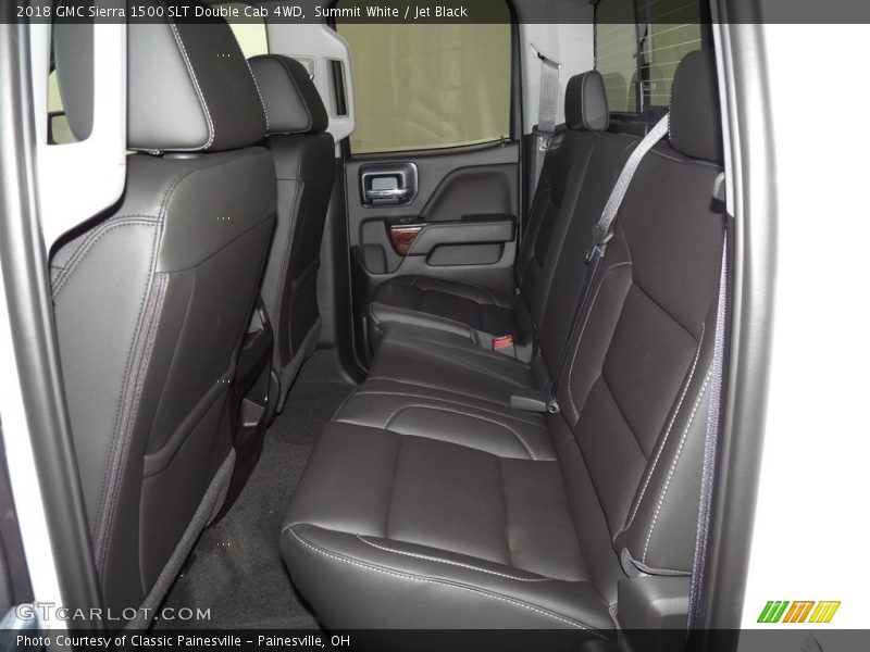 Summit White / Jet Black 2018 GMC Sierra 1500 SLT Double Cab 4WD