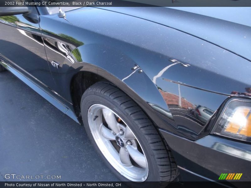 Black / Dark Charcoal 2002 Ford Mustang GT Convertible