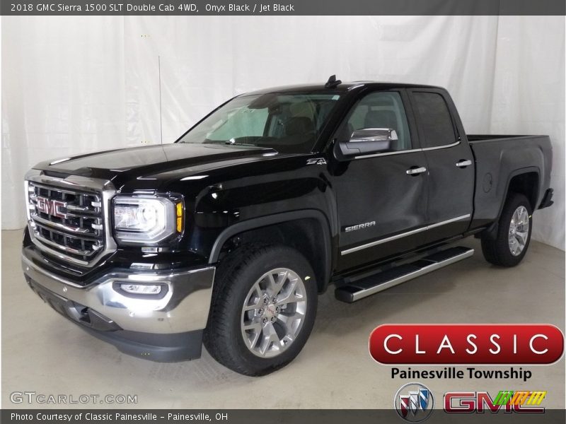 Onyx Black / Jet Black 2018 GMC Sierra 1500 SLT Double Cab 4WD