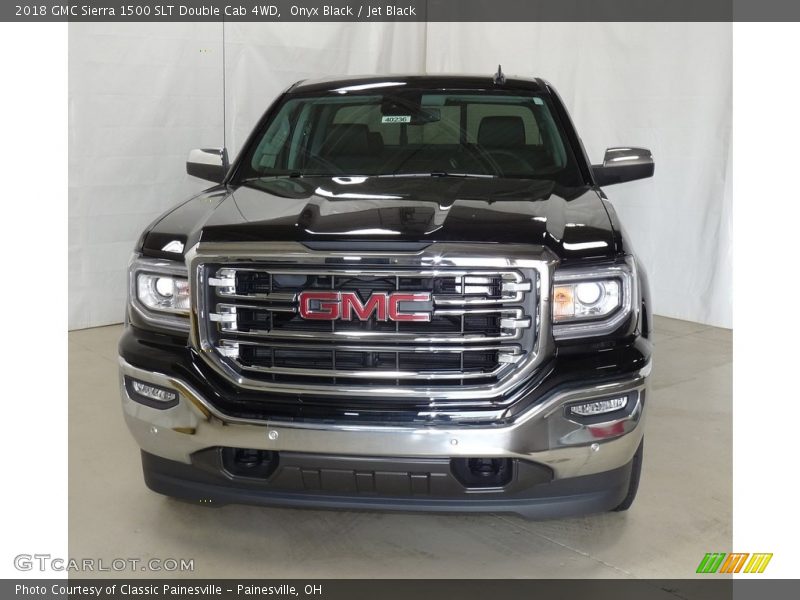 Onyx Black / Jet Black 2018 GMC Sierra 1500 SLT Double Cab 4WD