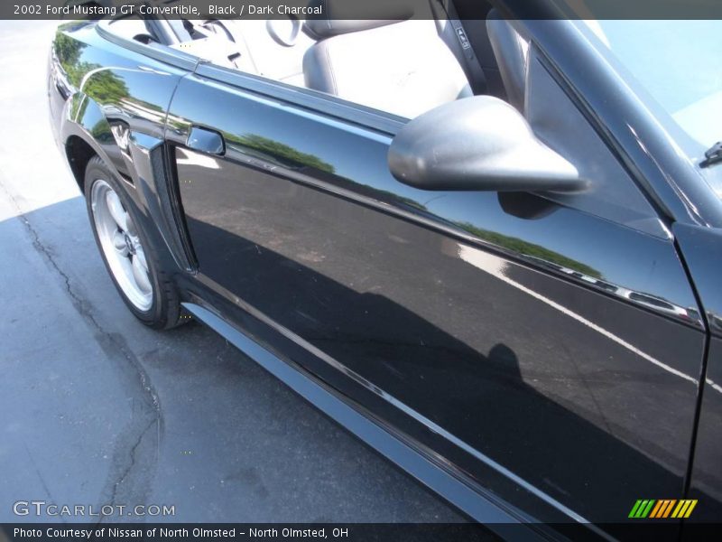 Black / Dark Charcoal 2002 Ford Mustang GT Convertible