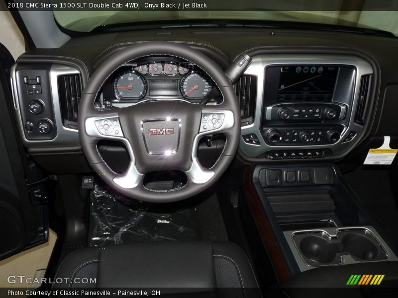 Onyx Black / Jet Black 2018 GMC Sierra 1500 SLT Double Cab 4WD