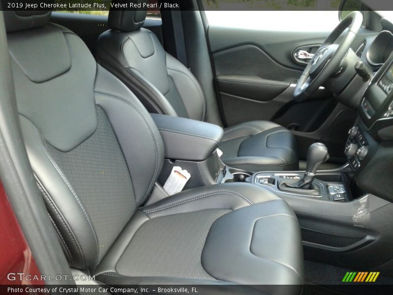 Velvet Red Pearl / Black 2019 Jeep Cherokee Latitude Plus
