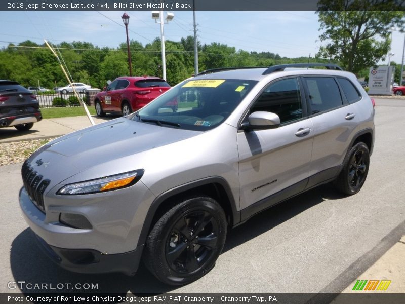 Billet Silver Metallic / Black 2018 Jeep Cherokee Latitude 4x4