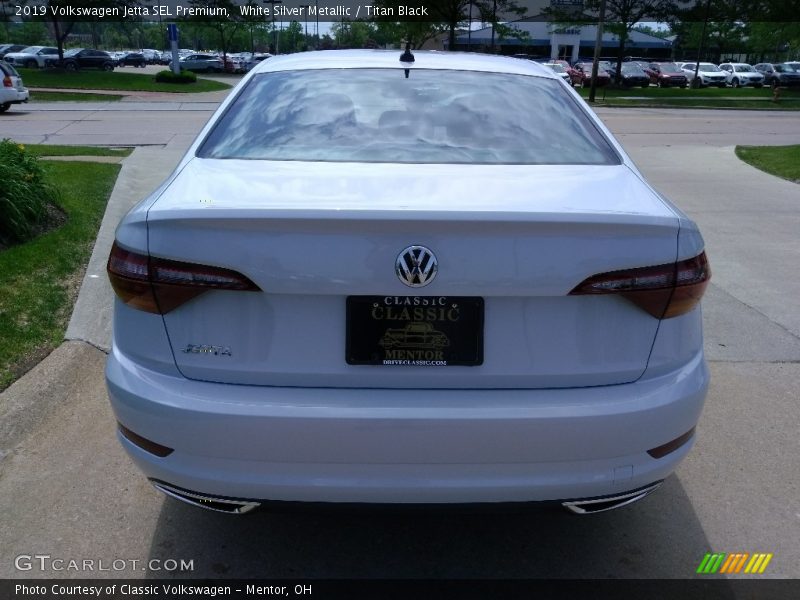 White Silver Metallic / Titan Black 2019 Volkswagen Jetta SEL Premium