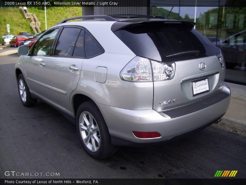 Millenium Silver Metallic / Light Gray 2008 Lexus RX 350 AWD