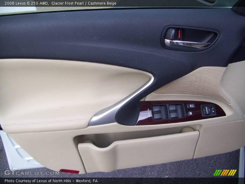Glacier Frost Pearl / Cashmere Beige 2008 Lexus IS 250 AWD