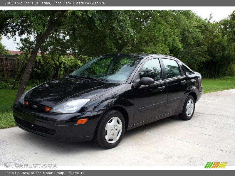 Pitch Black / Medium Graphite 2003 Ford Focus LX Sedan