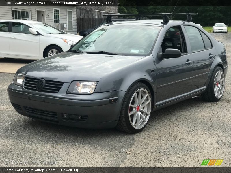 Platinum Grey Metallic / Black 2003 Volkswagen Jetta GLI Sedan
