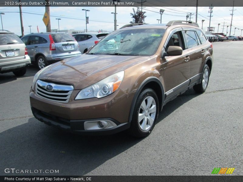 Caramel Bronze Pearl / Warm Ivory 2012 Subaru Outback 2.5i Premium