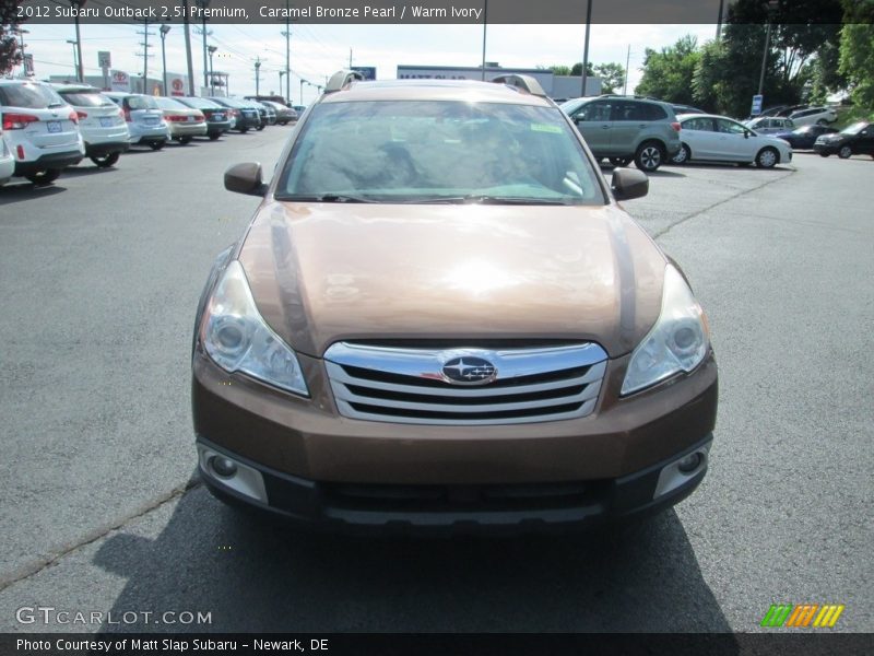 Caramel Bronze Pearl / Warm Ivory 2012 Subaru Outback 2.5i Premium