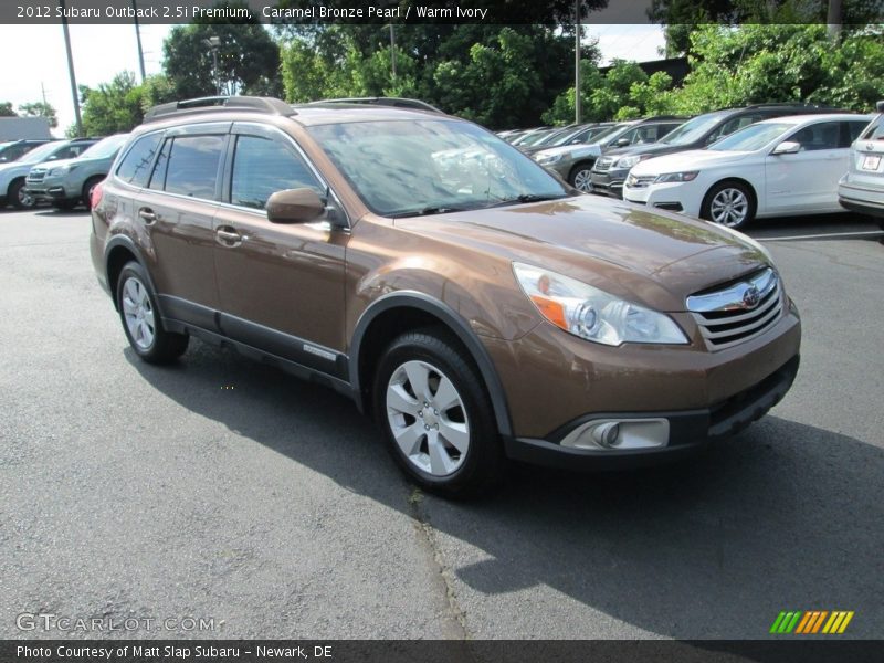 Caramel Bronze Pearl / Warm Ivory 2012 Subaru Outback 2.5i Premium