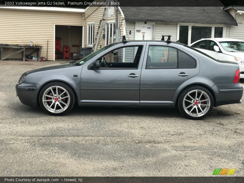 Platinum Grey Metallic / Black 2003 Volkswagen Jetta GLI Sedan