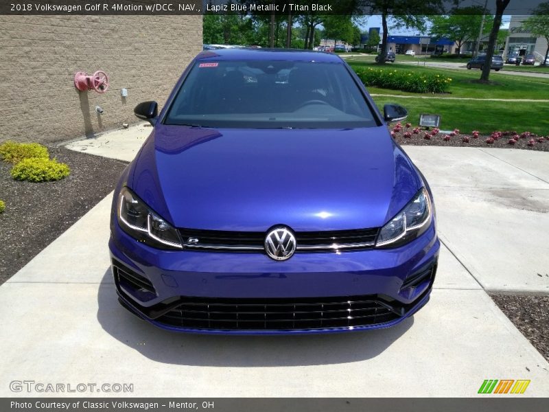 Lapiz Blue Metallic / Titan Black 2018 Volkswagen Golf R 4Motion w/DCC. NAV.