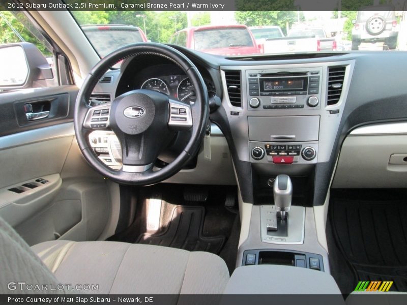 Caramel Bronze Pearl / Warm Ivory 2012 Subaru Outback 2.5i Premium