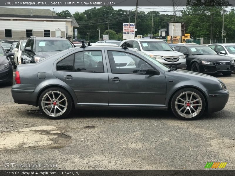Platinum Grey Metallic / Black 2003 Volkswagen Jetta GLI Sedan