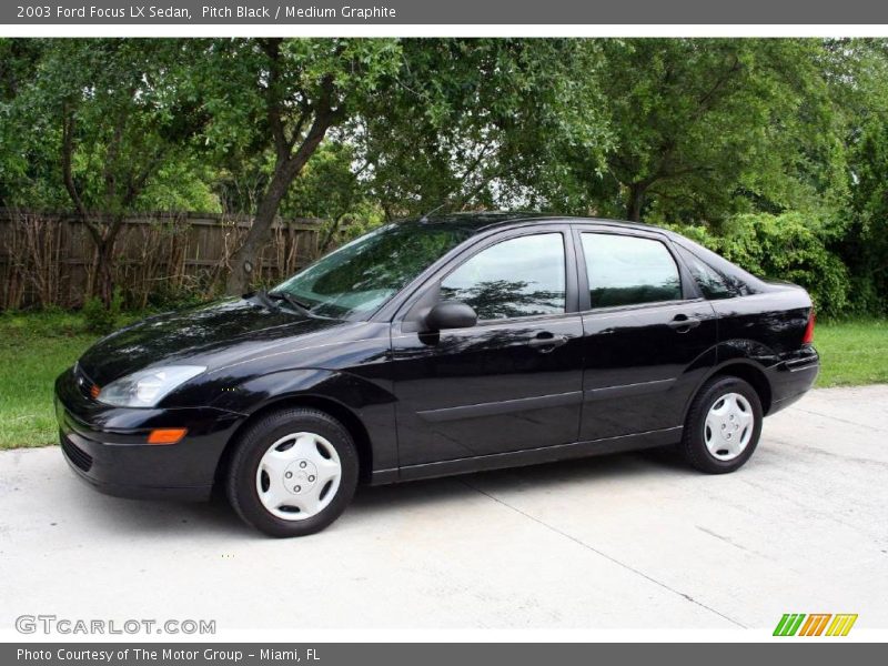 Pitch Black / Medium Graphite 2003 Ford Focus LX Sedan