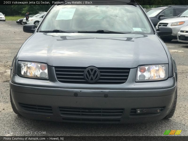 Platinum Grey Metallic / Black 2003 Volkswagen Jetta GLI Sedan