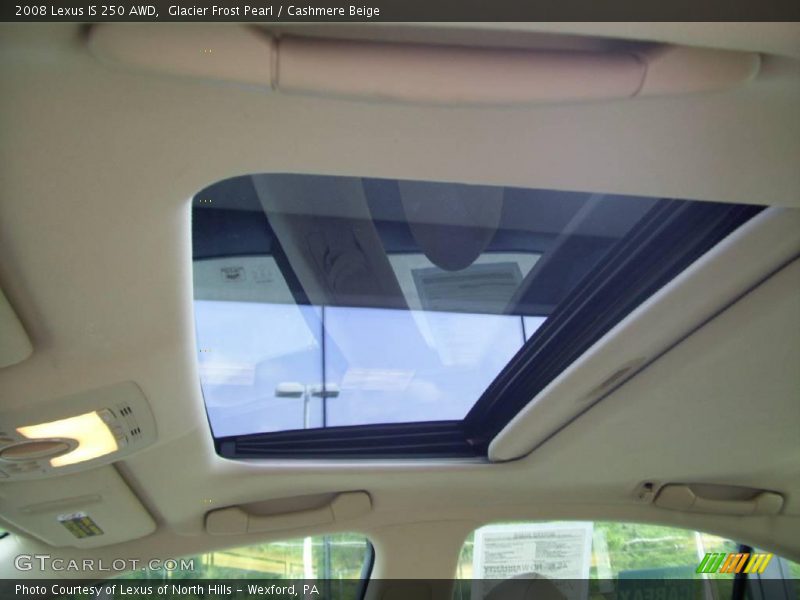 Glacier Frost Pearl / Cashmere Beige 2008 Lexus IS 250 AWD