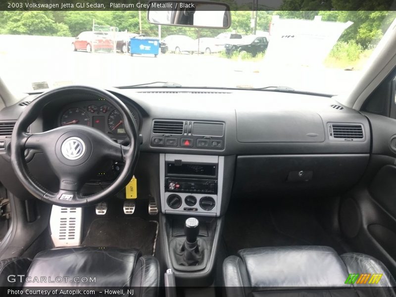 Platinum Grey Metallic / Black 2003 Volkswagen Jetta GLI Sedan