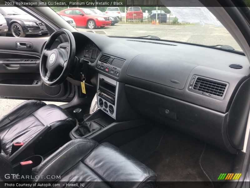 Platinum Grey Metallic / Black 2003 Volkswagen Jetta GLI Sedan