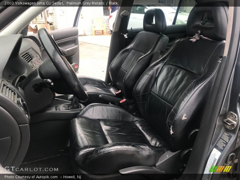 Platinum Grey Metallic / Black 2003 Volkswagen Jetta GLI Sedan