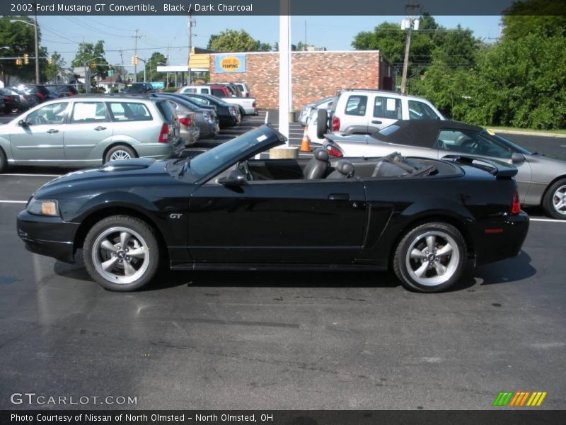 Black / Dark Charcoal 2002 Ford Mustang GT Convertible