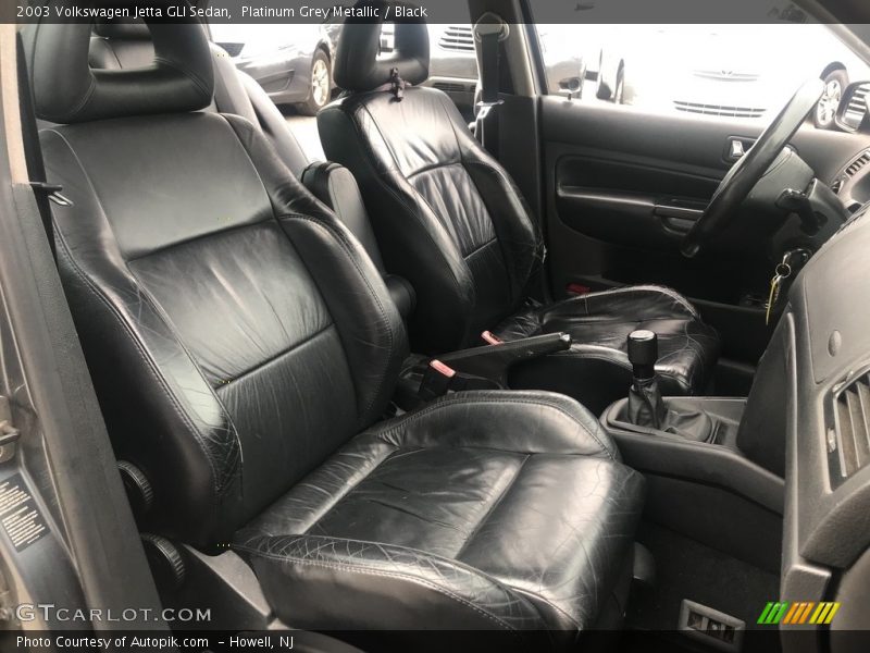 Platinum Grey Metallic / Black 2003 Volkswagen Jetta GLI Sedan