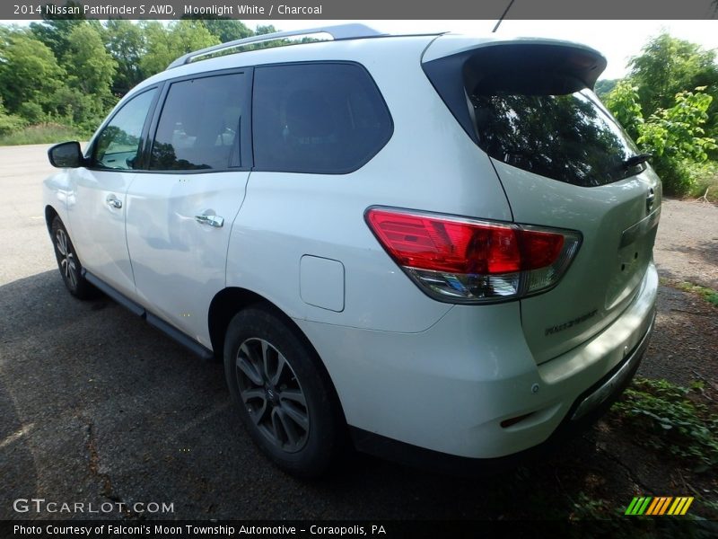 Moonlight White / Charcoal 2014 Nissan Pathfinder S AWD