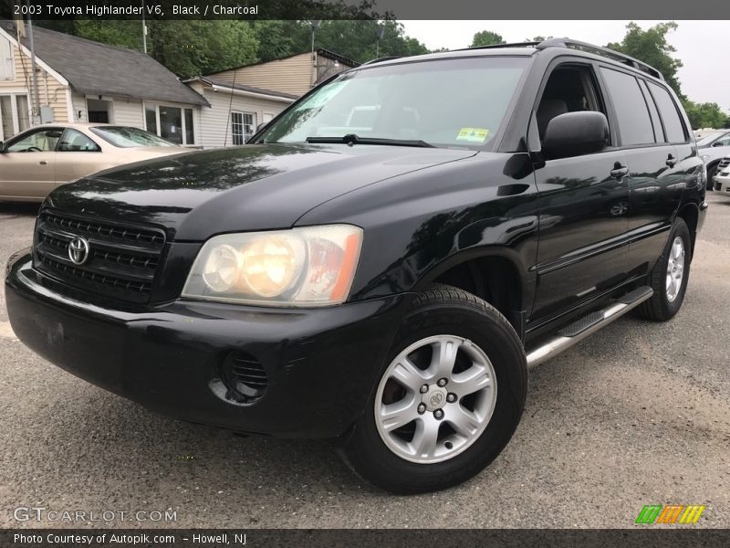 Black / Charcoal 2003 Toyota Highlander V6