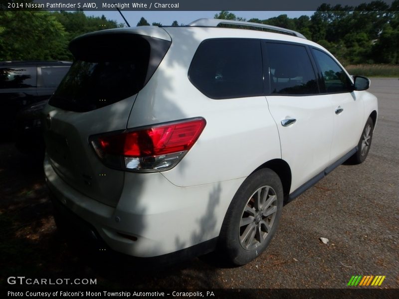 Moonlight White / Charcoal 2014 Nissan Pathfinder S AWD