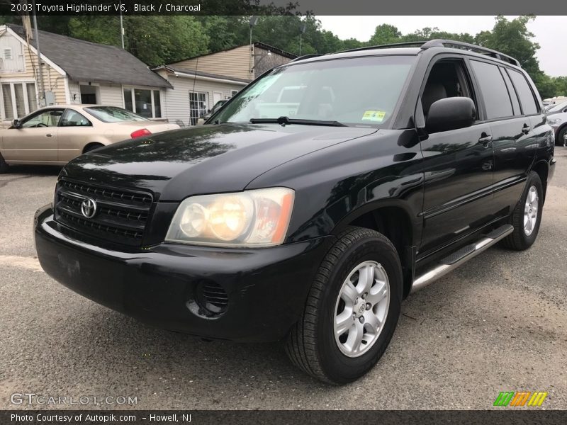 Black / Charcoal 2003 Toyota Highlander V6