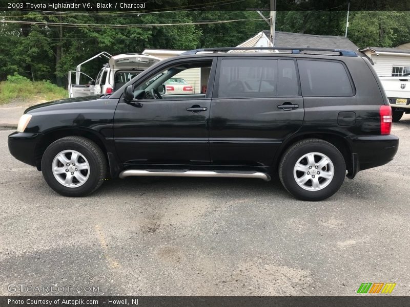 Black / Charcoal 2003 Toyota Highlander V6