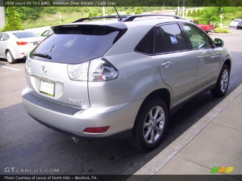 Millenium Silver Metallic / Light Gray 2008 Lexus RX 350 AWD