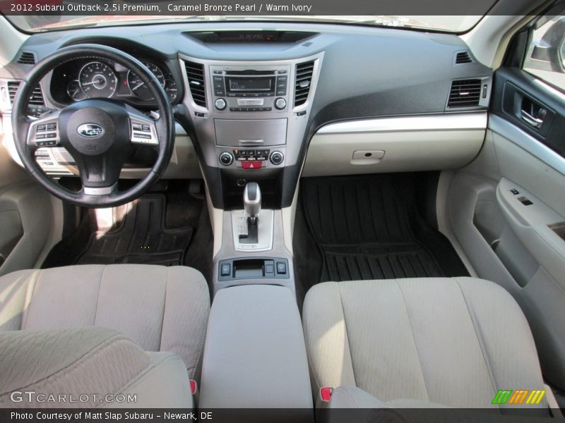 Caramel Bronze Pearl / Warm Ivory 2012 Subaru Outback 2.5i Premium