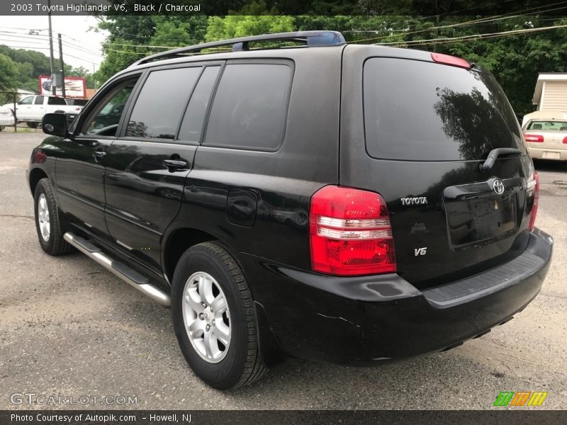 Black / Charcoal 2003 Toyota Highlander V6